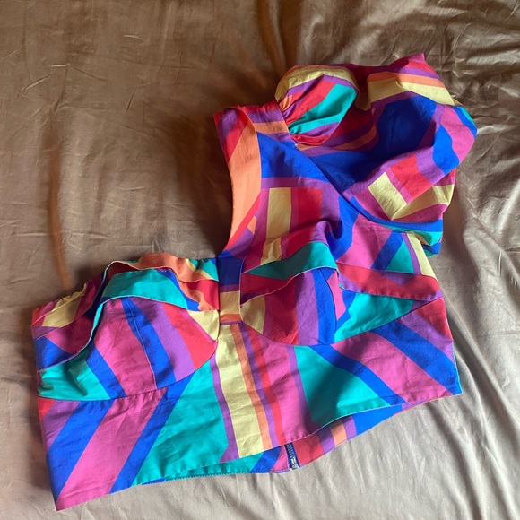 FARM Rio Colorful Chevron Dress - Picture 2 of 5